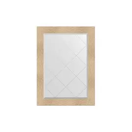 Зеркало в раме с гравировкой золотые дюны