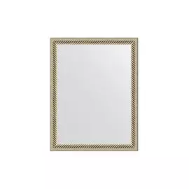 Зеркало в раме витое серебро