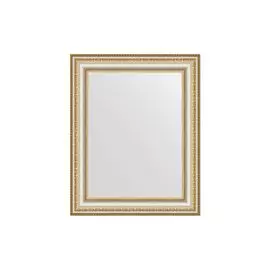 Зеркало в раме золотые бусы на серебре