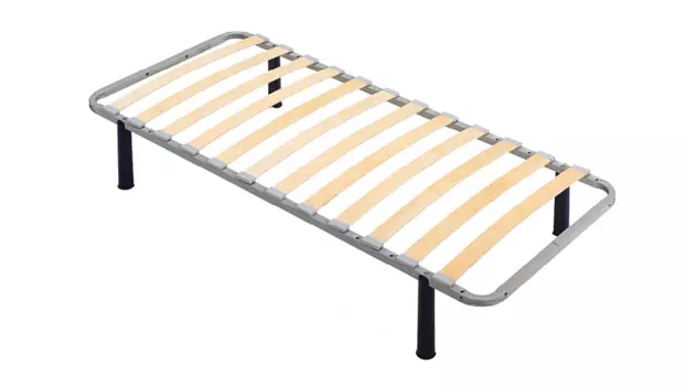 Из металла с берёзовыми ламелями, 180x190