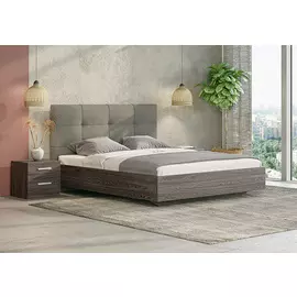 Кровать Victoria (ясень анкор), 200x200, лофти, пм