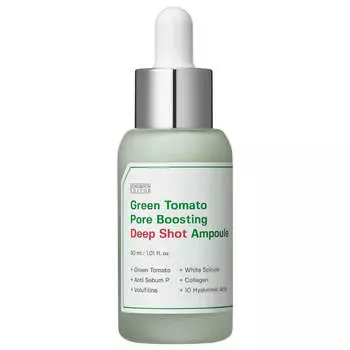 Ампула-бустер для сужения пор Sungboon Editor Green Tomato Pore Boosting Deep Shot Ampoule