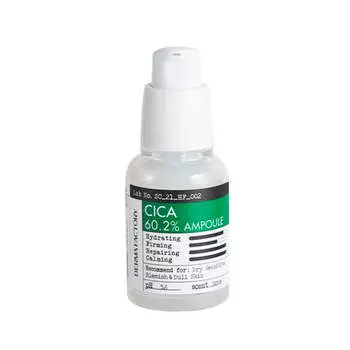 Успокаивающая ампула с 60.2% центеллы Derma Factory Cica 60.2% Ampoule