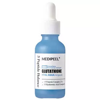 Увлажняющая витаминная ампула для сияния кожи MEDIPEEL Glutathione Hyal Aqua Ampoule