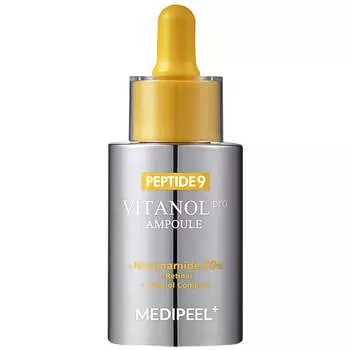 Лифтинг-ампула с пептидами и 20% ниацинамида MEDIPEEL Peptide 9 Vitanol Ampoule PRO