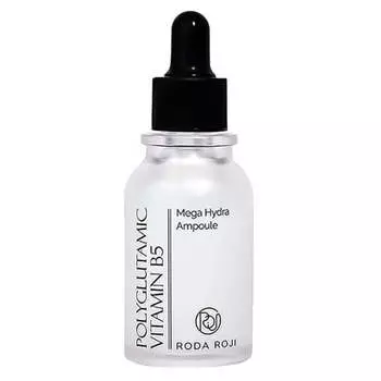 Интенсивно увлажняющая сыворотка с пантенолом RODA ROJI Polyglutamic Vitamin B5 Mega Hydra Ampoule