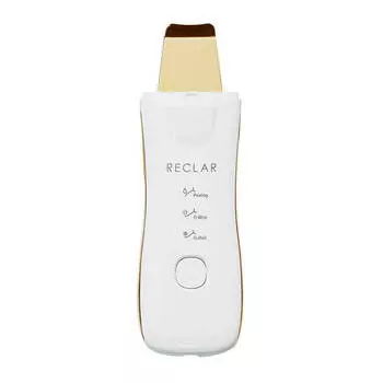 Аппарат для ультразвуковой чистки лица Reclar Galvanic Water Peeler Gold