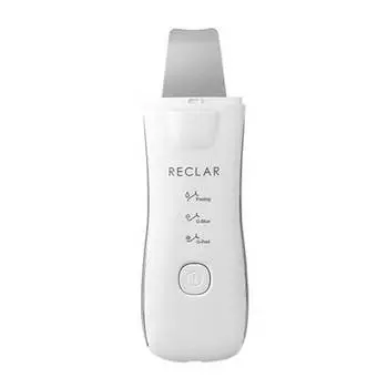 Аппарат для ультразвуковой чистки лица Reclar Galvanic Water Peeler Silver