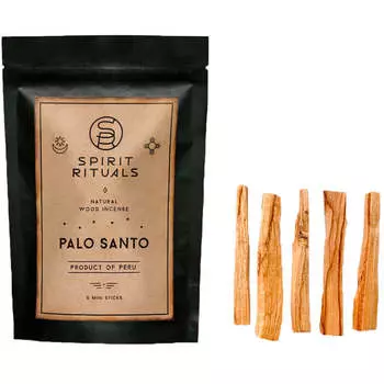 Пало Санто Mini 5 палочек Spirit Rituals Natural Wood Incense Palo Santo 5 Mini Sticks