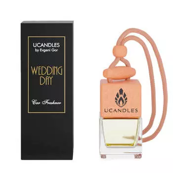 Ароматизатор для авто с цветочным ароматом Ucandles Car Freshner Wedding Day