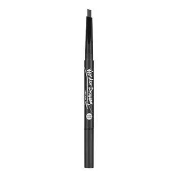 Автоматический карандаш для бровей с щеточкой Holika Holika Wonder Drawing 24hr Auto Eyebrow 01 Gray Black