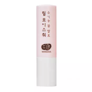 Бальзам для губ с цветочными ферментами Whamisa Organic Flowers Lip Moisture