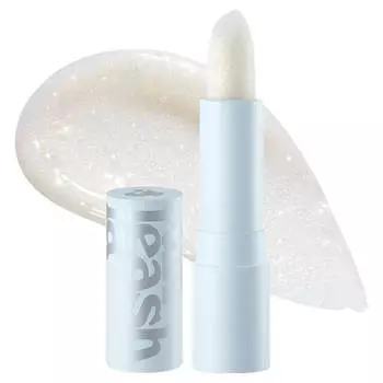 Веганский кристальный бальзам для губ с блёстками Unleashia Glacier Vegan Lip Balm 01 Snow Frost