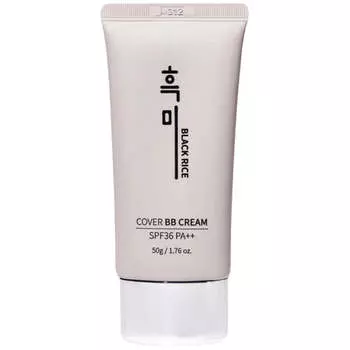 Увлажняющий BB-крем с экстрактом чёрного риса Black Rice Cover BB Cream SPF36 PA++ тон 21