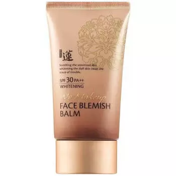 Омолаживающий ББ-крем Welcos Lotus BB No Make Up Face Blemish Balm SPF30 PA++