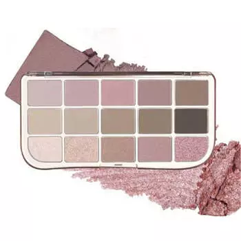 Большая палетка теней для макияжа fwee More Mood Eye Palette 06 MORE THAN ROSE