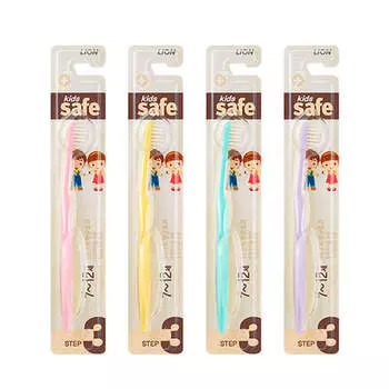Зубная щётка с ионами серебра для детей 7-12 лет Lion Kids Safe Toothbrush Step 3