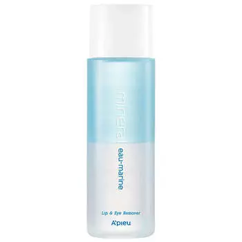 Двухфазное средство для снятия макияжа с губ и глаз A'Pieu Mineral Lip & Eye Remover Eau-Marine