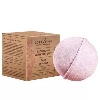 Гейзер-бомбочка для ванны «Роза и жасмин» Botavikos Bath Bomb Rose Jasmine