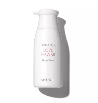Гель для душа с экстрактом цветов гибискуса The Saem Body & Soul Love Hawaii Body Wash