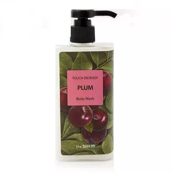 Слабокислотный гель для душа с экстрактом сливы The Saem Touch On Body Plum Body Wash
