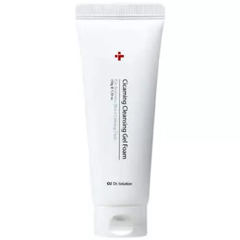 Гель-пенка с центеллой для деликатного умывания CUSKIN Dr.Solution Cicaming Cleanser Gel Foam