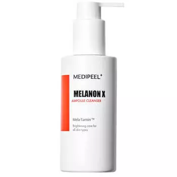 Концентрированная гель-пенка с осветляющим комплексом MEDIPEEL Melanon X Ampoule Cleanser