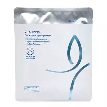 Гидрогелевая детокс-маска с глутатионом Beauugreen Vitalizing Glutathione Hydrogel Mask