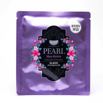 Гидрогелевая маска для лица с маслом ши и жемчужной пудрой Koelf Pearl & Shea Butter Mask