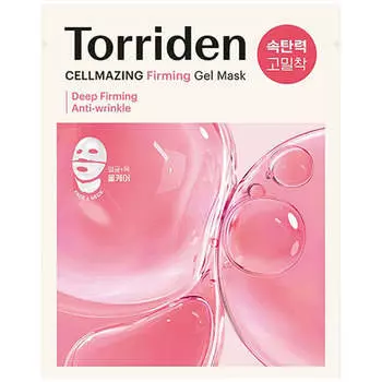 Подтягивающая гидрогелевая маска для лица и шеи Torriden Cellmazing Firming Gel Mask