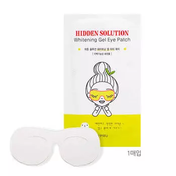 Гидрогелевые патчи для век против темных кругов под глазами Apieu Hidden Solution Whitening Gel Eye Patch