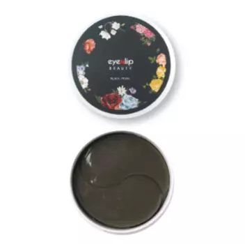 Гидрогелевые патчи с пудрой чёрного жемчуга Eyenlip Black Pearl Hydrogel Eye Patch