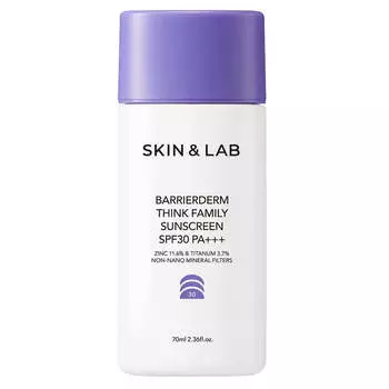 Гипоаллергенный санскрин для всей семьи SKIN&LAB Barrierderm Think Family Sunscreen SPF 30 PA+++