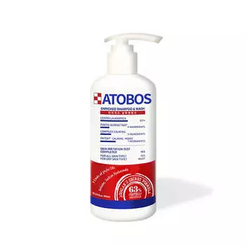 Гипоаллергенный шампунь и гель для душа 2-в-1 1004 Laboratory Atobos Enriched Shampoo & Wash