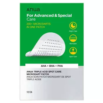 Игольчатые точечные патчи с кислотами Anua Triple Acid Spot Care Microdart Patch