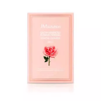 Энзимная пудра для сияния кожи JMsolution Glow Luminious Flower Firming Powder Cleanser Rose 30 шт