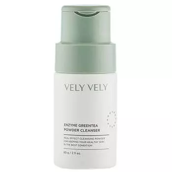 Энзимная пудра для жирной кожи с зелёным чаем Vely Vely Enzyme Greentea Powder Cleanser