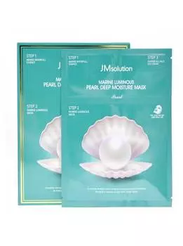 Трёхшаговый увлажняющий набор с жемчугом JMsolution Marine Luminous Pearl Moisture Mask Plus