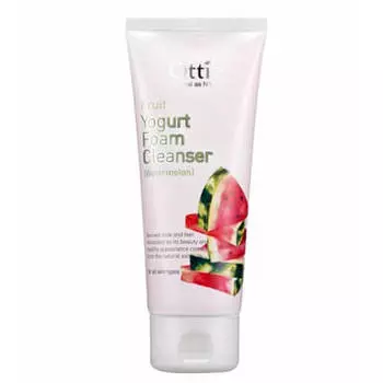 Йогуртовые пенки для умывания Ottie Fruits Yogurt Foam Cleanser Watermelon - арбузная пенка