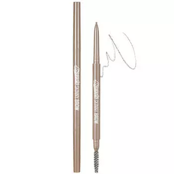 Тонкий карандаш для бровей Peripera Speedy Skinny Brow 09 Taupe Brown