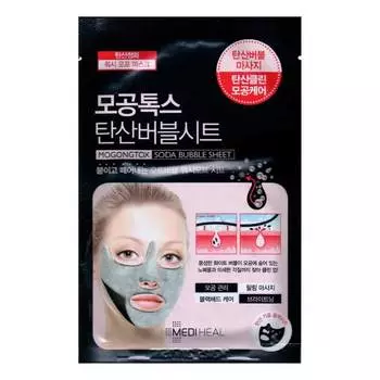 Очищающая кислородная маска с галактомисисом Mediheal Mogongtox Soda Bubble Sheet