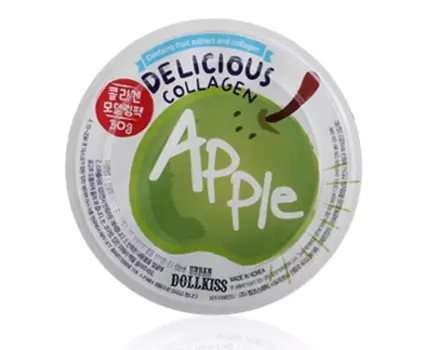 Коллагеновые фруктовые маски для лица Baviphat Urban Dollkiss Delicious Collagen Modeling Pack Apple