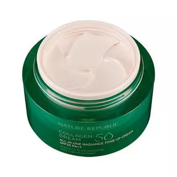Коллагеновый крем для лица с тонирующим эффектом Nature Republic Collagen Dream 50 All In One Radiance Tone Up Cream