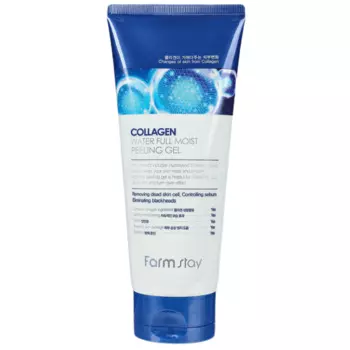 Коллагеновый пилинг-скатка Farmstay Collagen Water Full Moist Peeling Gel