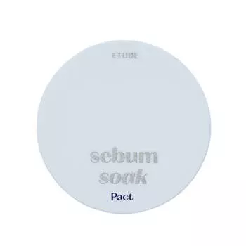 Компактная минеральная матирующая пудра ETUDE Sebum Soak Pact