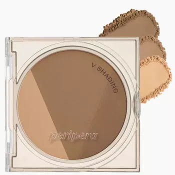 Компактный скульптор для лица Peripera Ink V Shading 02 Deep Brown