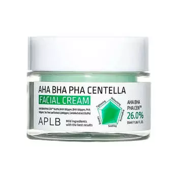 Успокаивающий крем против воспалений APLB AHA BHA PHA Centella Facial Cream