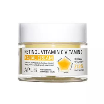 Крем для сияния кожи с ретинолом и витамином С APLB Retinol Vitamin C Vitamin E Facial Cream