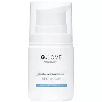 Себорегулирующий крем-сорбет с водорослями и комбучей G.Love Sebum Balance Sorbet Cream Red Algae