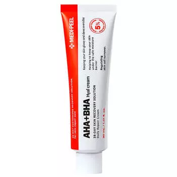 Обновляющий крем с комплексом кислот Medi-Peel AHA BHA 28 Days Hyal Cream